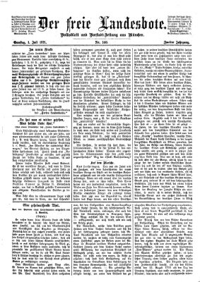 Der freie Landesbote Samstag 1. Juli 1871