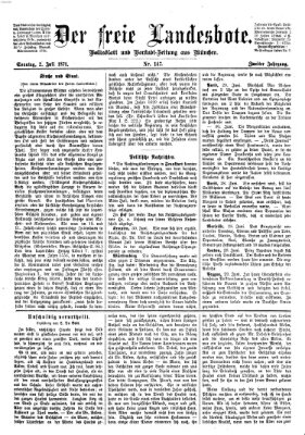 Der freie Landesbote Sonntag 2. Juli 1871