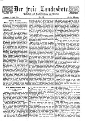 Der freie Landesbote Sonntag 23. Juli 1871