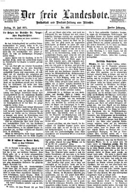 Der freie Landesbote Freitag 28. Juli 1871