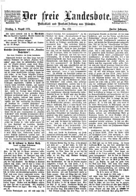 Der freie Landesbote Dienstag 1. August 1871