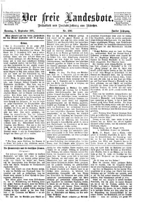 Der freie Landesbote Sonntag 3. September 1871