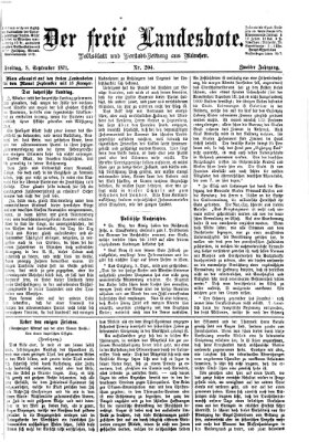 Der freie Landesbote Freitag 8. September 1871