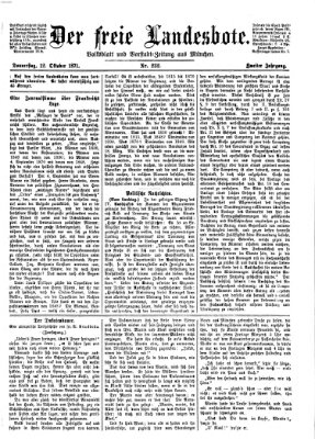 Der freie Landesbote Donnerstag 12. Oktober 1871