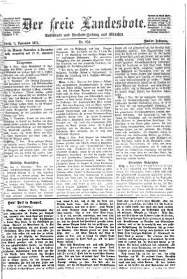 Der freie Landesbote Mittwoch 8. November 1871