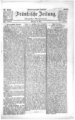 Fränkische Zeitung (Ansbacher Morgenblatt) Sonntag 21. Mai 1871