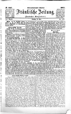 Fränkische Zeitung (Ansbacher Morgenblatt) Dienstag 30. Mai 1871