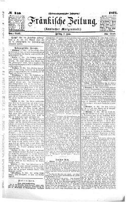 Fränkische Zeitung (Ansbacher Morgenblatt) Freitag 2. Juni 1871