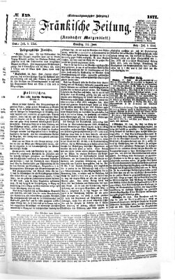 Fränkische Zeitung (Ansbacher Morgenblatt) Samstag 24. Juni 1871