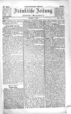 Fränkische Zeitung (Ansbacher Morgenblatt) Samstag 8. Juli 1871