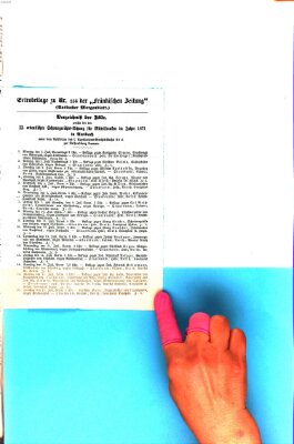 Fränkische Zeitung (Ansbacher Morgenblatt) Sonntag 2. Juli 1871