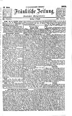 Fränkische Zeitung (Ansbacher Morgenblatt) Freitag 4. August 1871