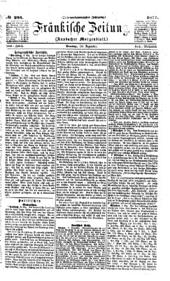 Fränkische Zeitung (Ansbacher Morgenblatt) Sonntag 10. Dezember 1871