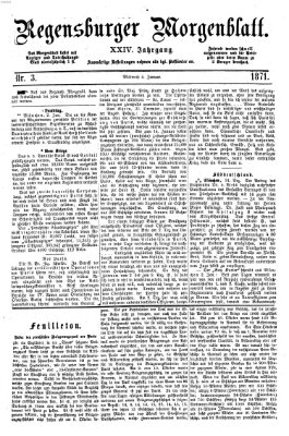 Regensburger Morgenblatt Mittwoch 4. Januar 1871