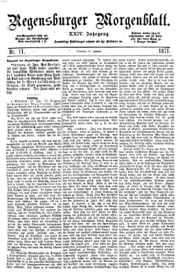 Regensburger Morgenblatt Samstag 14. Januar 1871