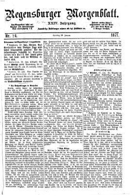 Regensburger Morgenblatt Sonntag 29. Januar 1871