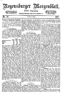 Regensburger Morgenblatt Sonntag 12. März 1871