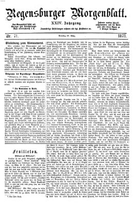 Regensburger Morgenblatt Dienstag 28. März 1871