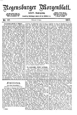 Regensburger Morgenblatt Mittwoch 12. April 1871