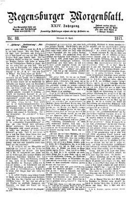 Regensburger Morgenblatt Mittwoch 19. April 1871