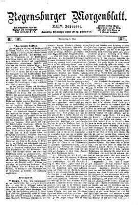 Regensburger Morgenblatt Donnerstag 4. Mai 1871