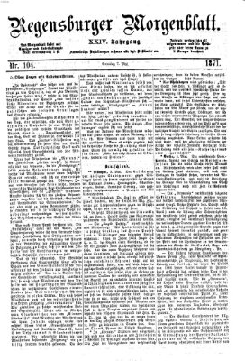 Regensburger Morgenblatt Sonntag 7. Mai 1871