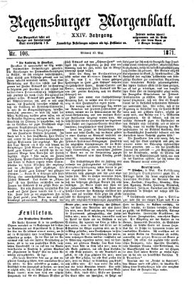 Regensburger Morgenblatt Mittwoch 10. Mai 1871