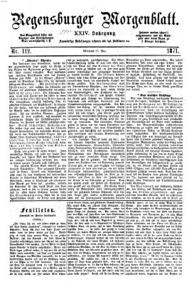 Regensburger Morgenblatt Mittwoch 17. Mai 1871