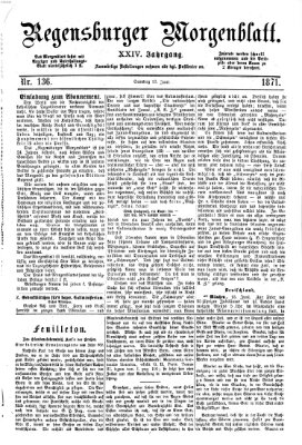 Regensburger Morgenblatt Samstag 17. Juni 1871