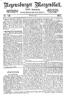 Regensburger Morgenblatt Mittwoch 5. Juli 1871