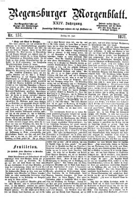 Regensburger Morgenblatt Freitag 14. Juli 1871