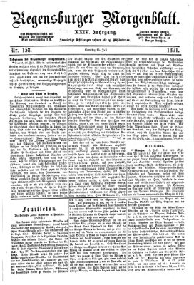 Regensburger Morgenblatt Samstag 15. Juli 1871