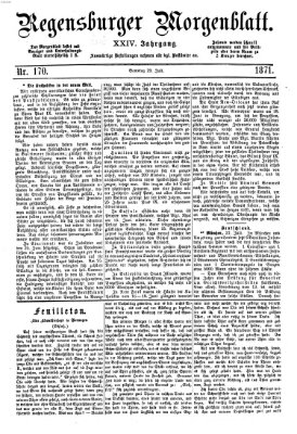 Regensburger Morgenblatt Samstag 29. Juli 1871