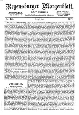 Regensburger Morgenblatt Freitag 4. August 1871