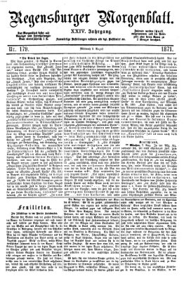 Regensburger Morgenblatt Mittwoch 9. August 1871