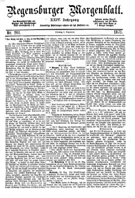 Regensburger Morgenblatt Dienstag 5. September 1871