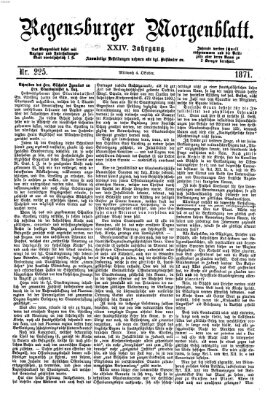 Regensburger Morgenblatt Mittwoch 4. Oktober 1871