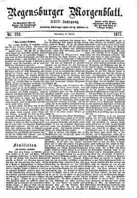 Regensburger Morgenblatt Donnerstag 19. Oktober 1871