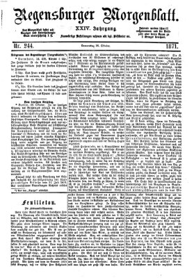 Regensburger Morgenblatt Donnerstag 26. Oktober 1871