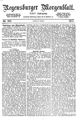 Regensburger Morgenblatt Sonntag 24. Dezember 1871