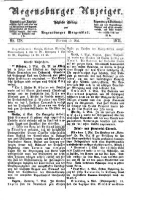 Regensburger Anzeiger Mittwoch 10. Mai 1871