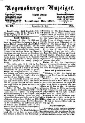 Regensburger Anzeiger Donnerstag 18. Mai 1871