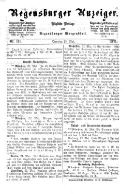 Regensburger Anzeiger Dienstag 23. Mai 1871