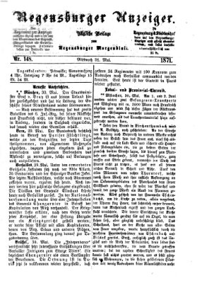 Regensburger Anzeiger Mittwoch 31. Mai 1871