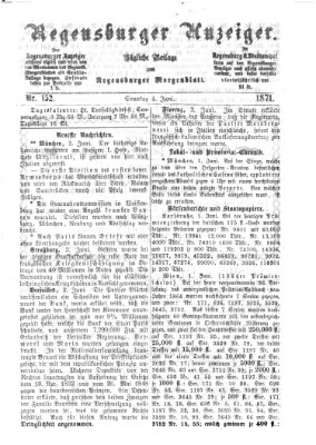 Regensburger Anzeiger Sonntag 4. Juni 1871