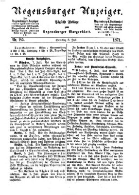 Regensburger Anzeiger Samstag 8. Juli 1871