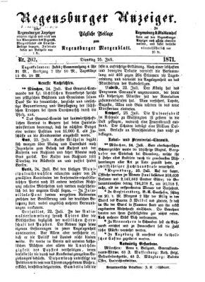 Regensburger Anzeiger Dienstag 25. Juli 1871