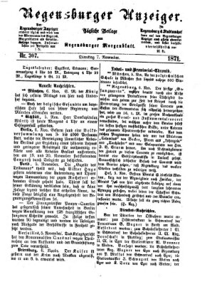 Regensburger Anzeiger Dienstag 7. November 1871