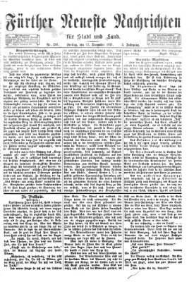 Fürther neueste Nachrichten für Stadt und Land (Fürther Abendzeitung) Freitag 15. Dezember 1871