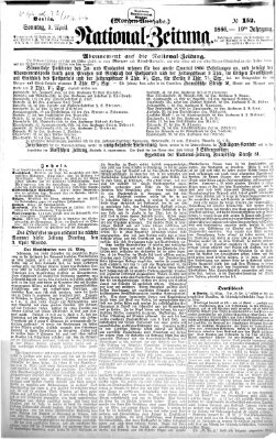 Nationalzeitung Sonntag 1. April 1866